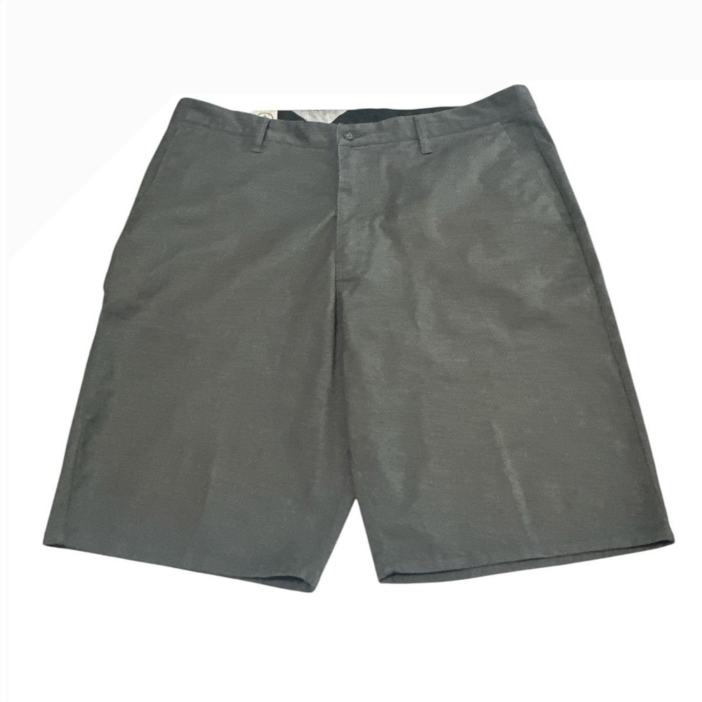 Volcom Frickin Modern Stretch Shorts Charcoal Grey Chino